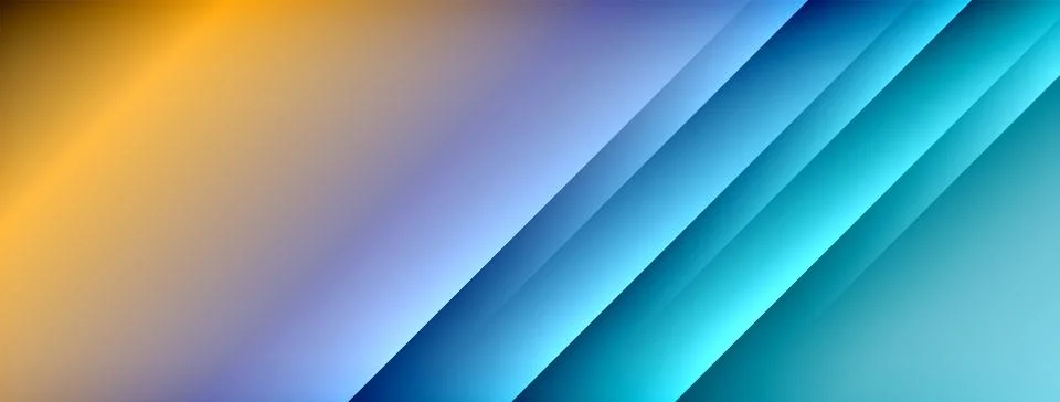 Dynamic shadow lines with gradient colors geometric background イラスト素材