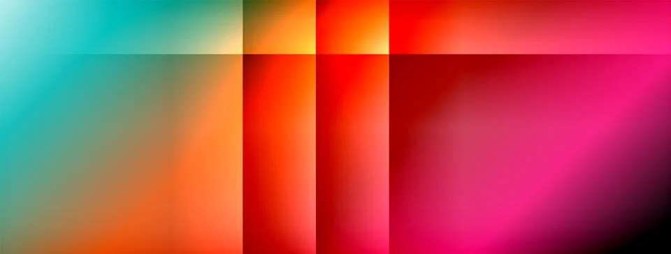 Dynamic shadow lines with gradient colors geometric background イラスト素材
