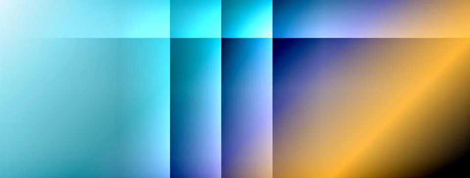 Dynamic shadow lines with gradient colors geometric background Illustrazione stock