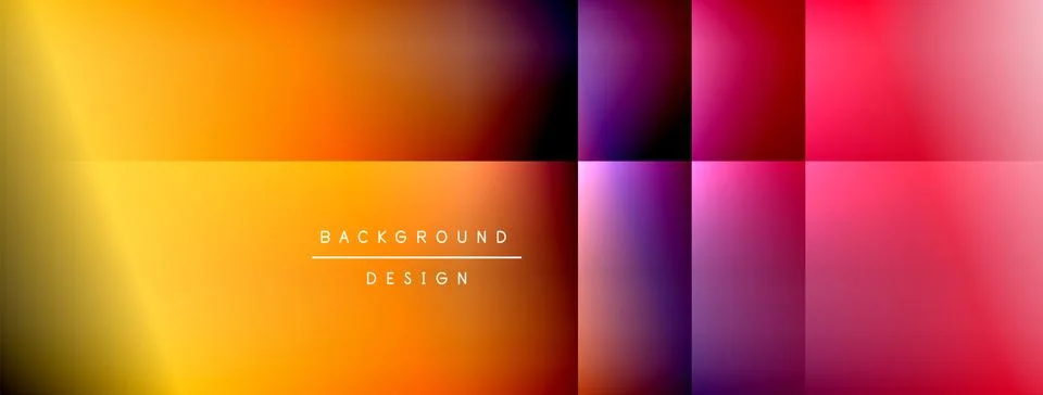 Dynamic shadow lines with gradient colors geometric background Stock Illustration