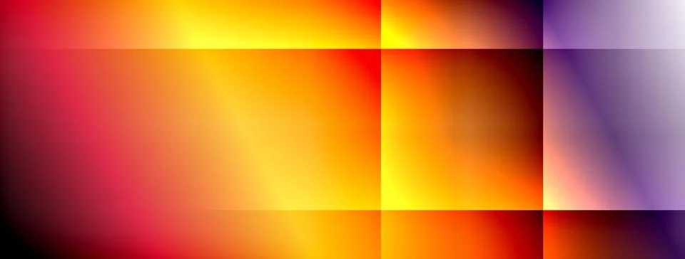 Dynamic shadow lines with gradient colors geometric background Illustrazione stock