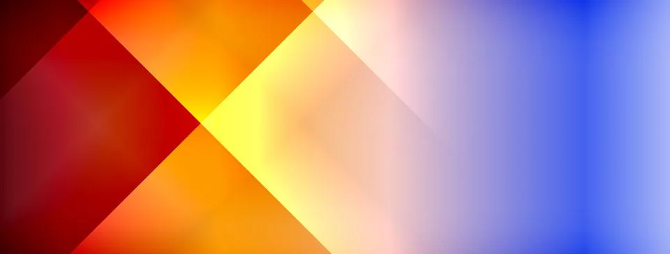 Dynamic shadow lines with gradient colors geometric background Stock Illustration