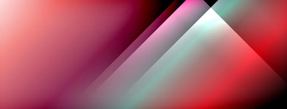 Dynamic shadow lines with gradient colors geometric background 스톡 일러스트