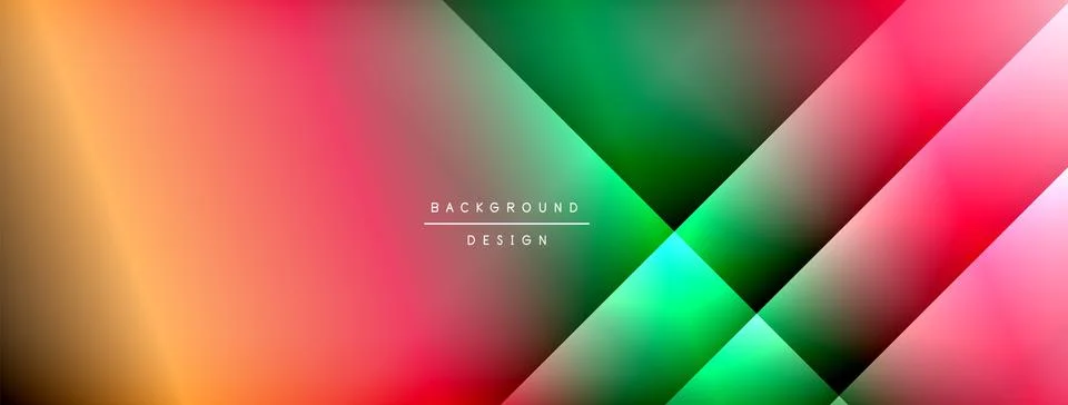 Dynamic shadow lines with gradient colors geometric background 스톡 일러스트