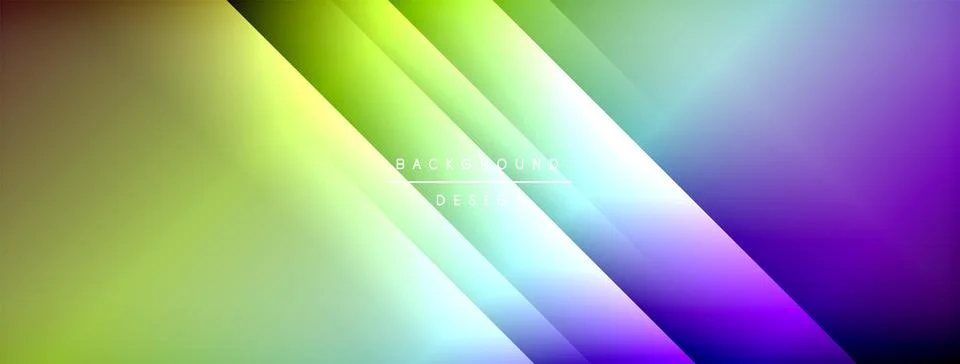 Dynamic shadow lines with gradient colors geometric background 스톡 일러스트