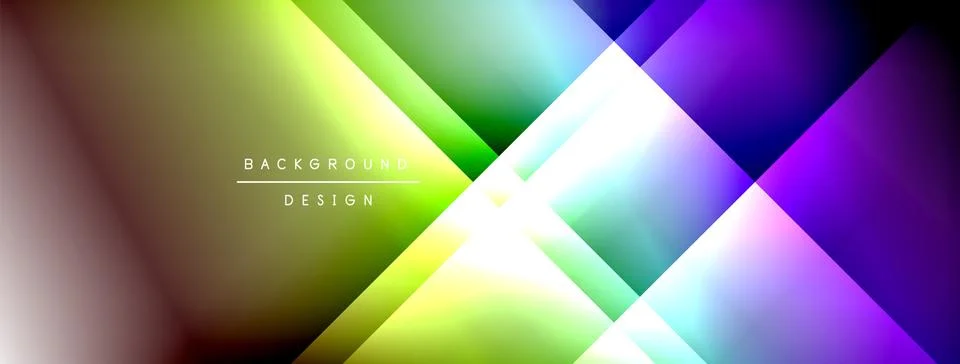 Dynamic shadow lines with gradient colors geometric background 스톡 일러스트