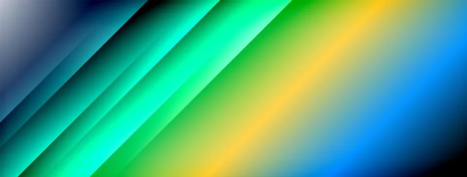 Dynamic shadow lines with gradient colors geometric background 스톡 일러스트