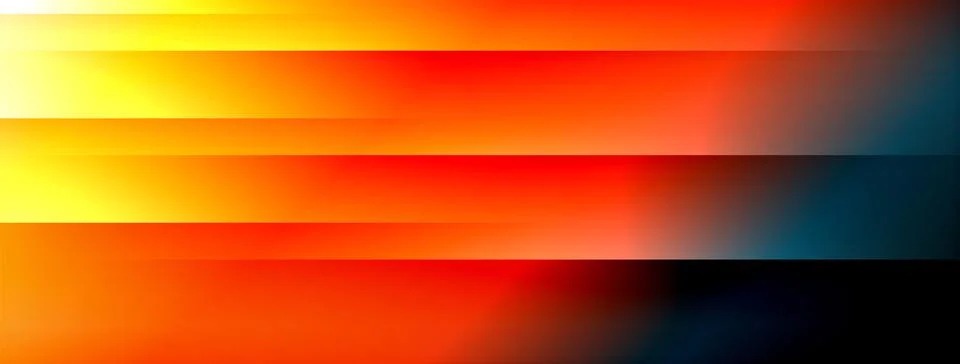 Dynamic shadow lines with gradient colors geometric background Stock Illustration