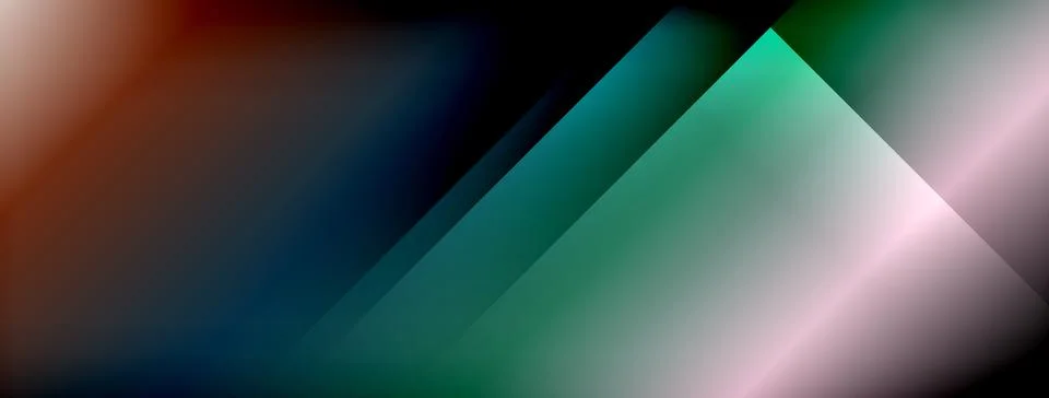 Dynamic shadow lines with gradient colors geometric background 스톡 일러스트
