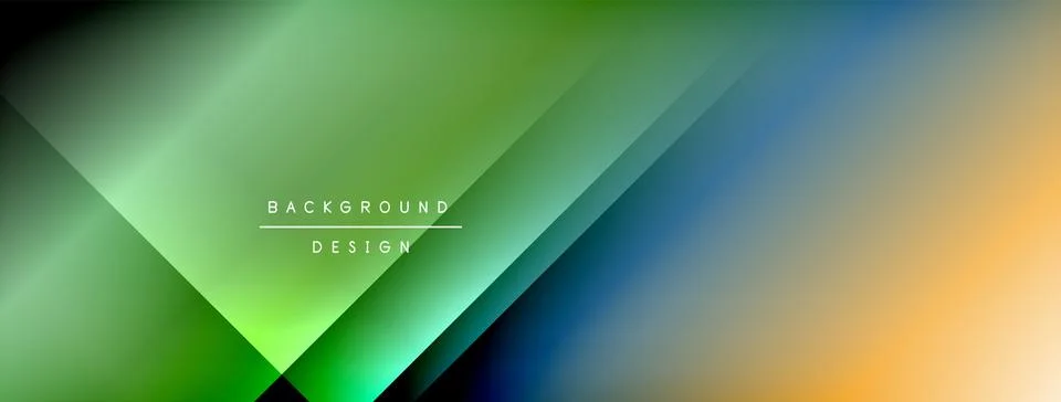 Dynamic shadow lines with gradient colors geometric background 스톡 일러스트