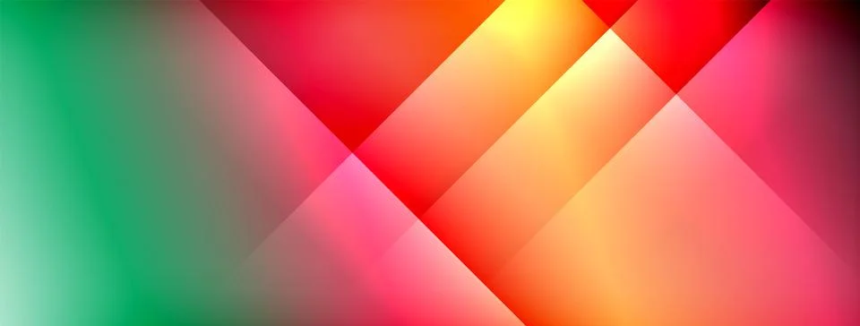 Dynamic shadow lines with gradient colors geometric background イラスト素材