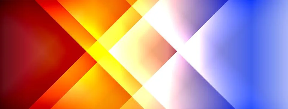 Dynamic shadow lines with gradient colors geometric background イラスト素材