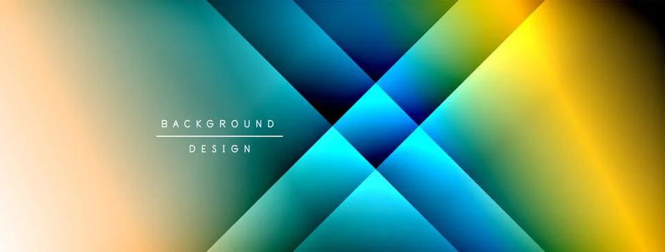 Dynamic shadow lines with gradient colors geometric background 스톡 일러스트