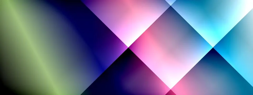 Dynamic shadow lines with gradient colors geometric background 스톡 일러스트