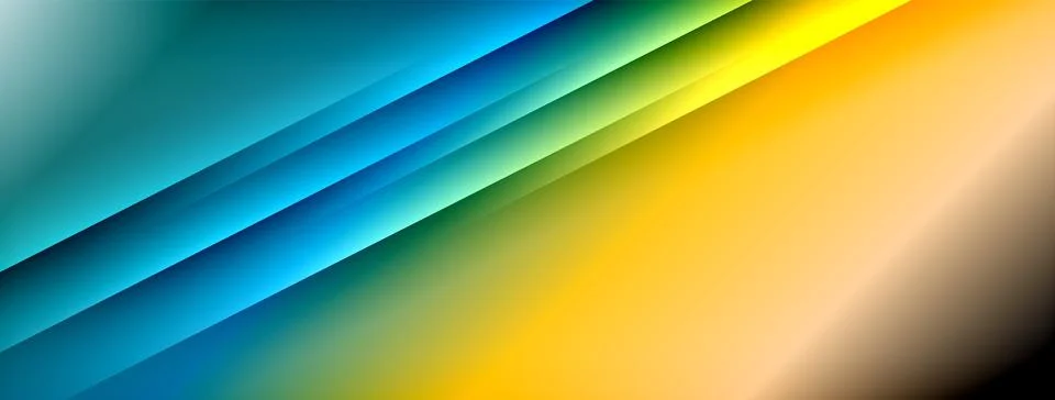 Dynamic shadow lines with gradient colors geometric background 스톡 일러스트