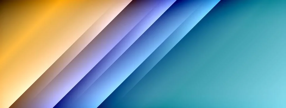 Dynamic shadow lines with gradient colors geometric background 스톡 일러스트