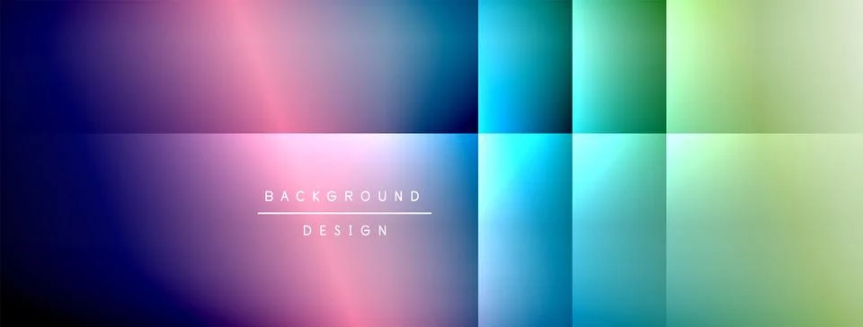 Dynamic shadow lines with gradient colors geometric background Illustrazione stock