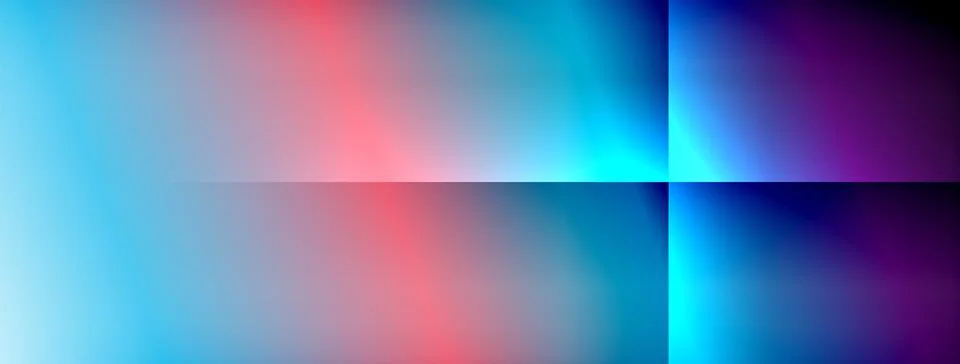 Dynamic shadow lines with gradient colors geometric background Illustrazione stock