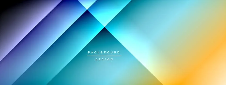 Dynamic shadow lines with gradient colors geometric background 스톡 일러스트