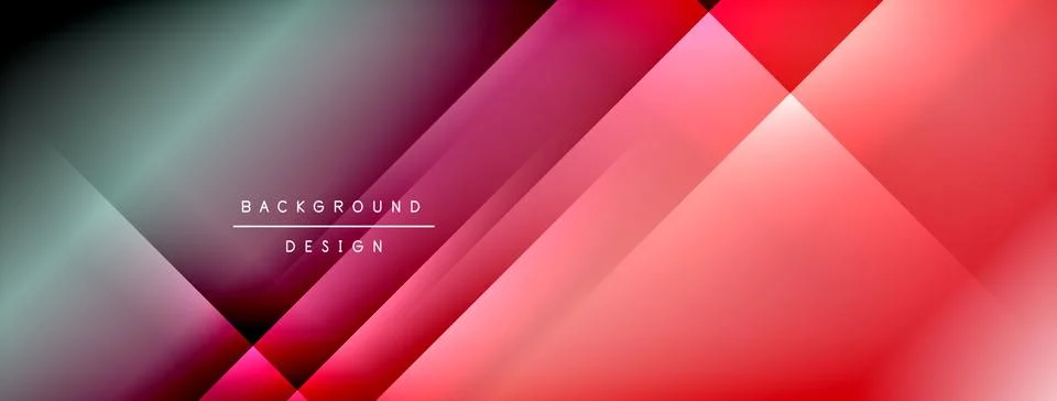 Dynamic shadow lines with gradient colors geometric background イラスト素材