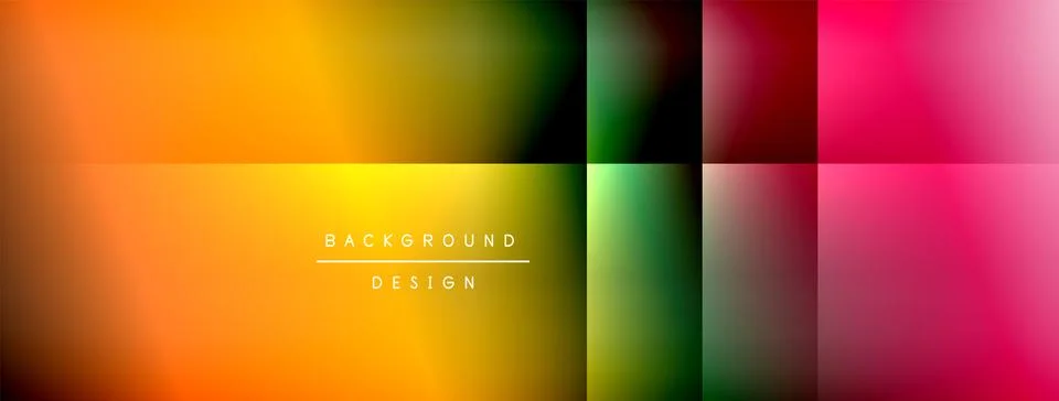 Dynamic shadow lines with gradient colors geometric background Stock Illustration