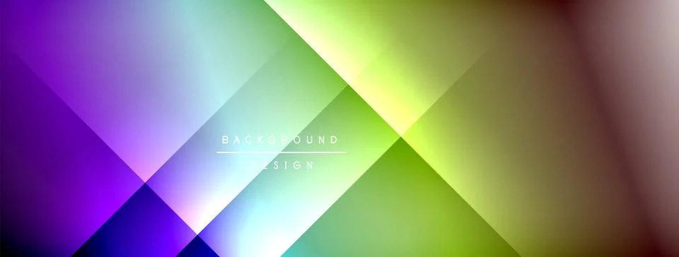 Dynamic shadow lines with gradient colors geometric background Illustrazione stock