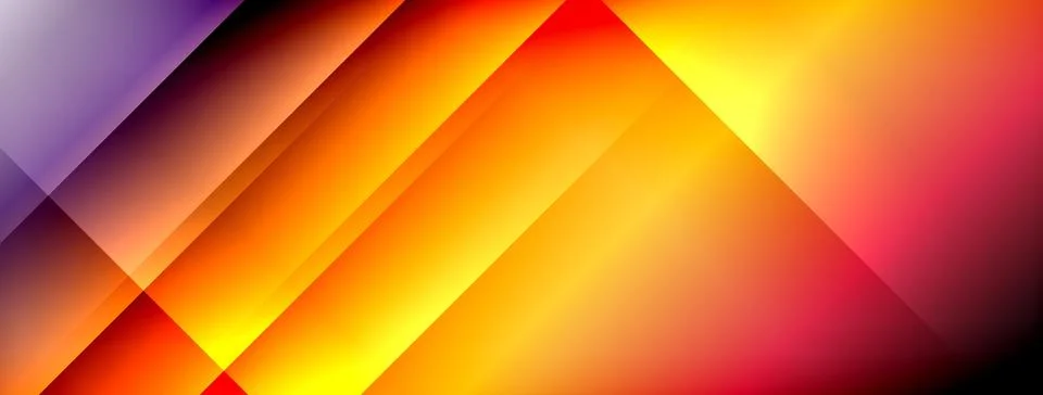 Dynamic shadow lines with gradient colors geometric background イラスト素材