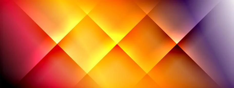 Dynamic shadow lines with gradient colors geometric background イラスト素材