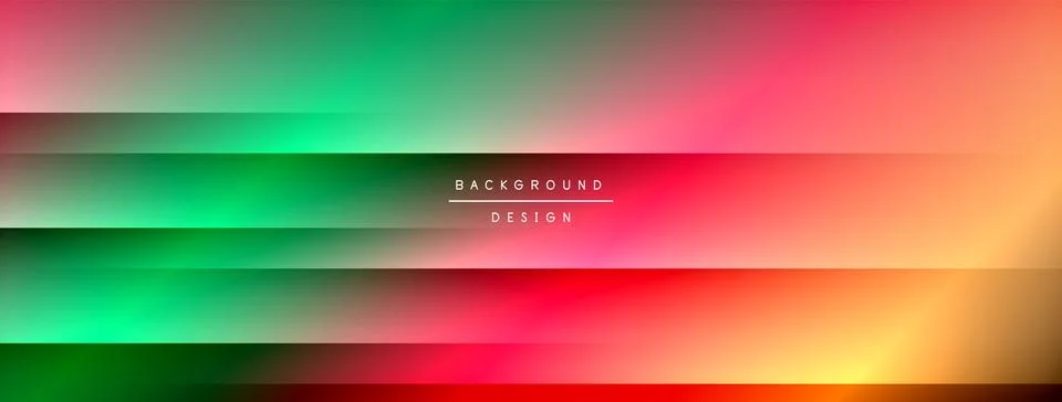 Dynamic shadow lines with gradient colors geometric background Illustrazione stock