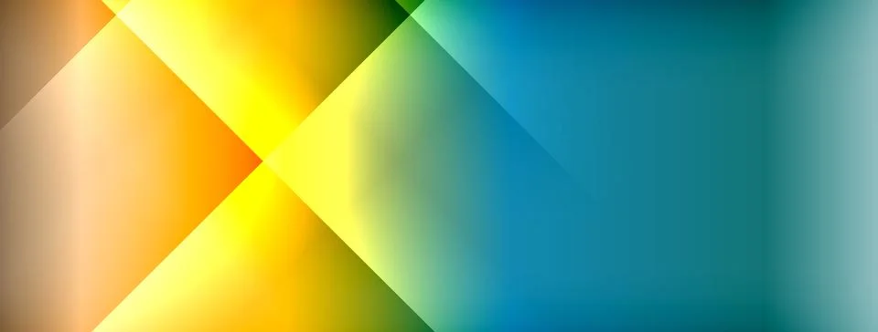 Dynamic shadow lines with gradient colors geometric background Illustrazione stock