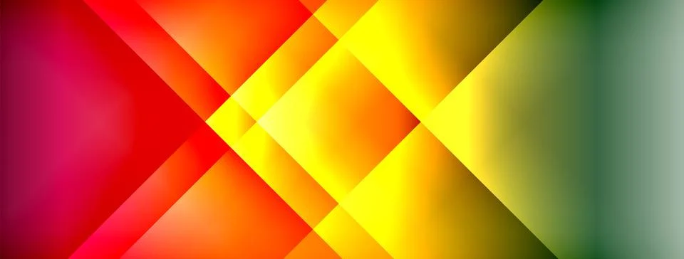 Dynamic shadow lines with gradient colors geometric background イラスト素材