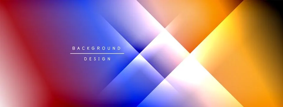 Dynamic shadow lines with gradient colors geometric background 스톡 일러스트