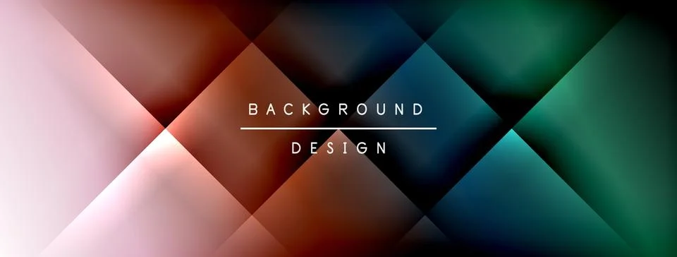 Dynamic shadow lines with gradient colors geometric background 스톡 일러스트