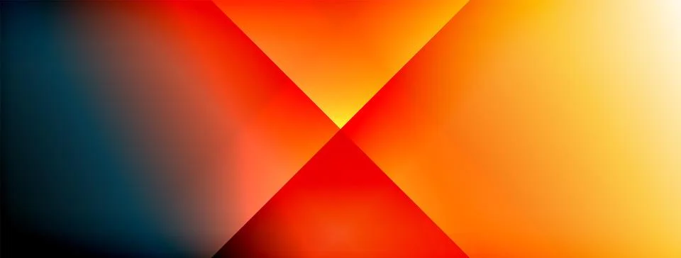 Dynamic shadow lines with gradient colors geometric background Illustrazione stock