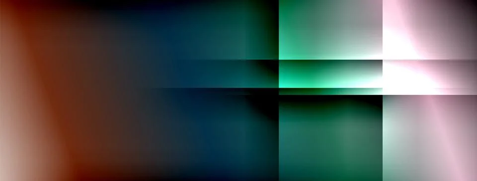 Dynamic shadow lines with gradient colors geometric background イラスト素材