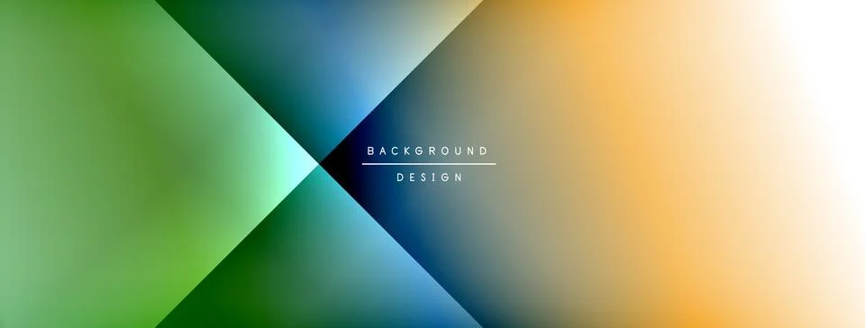 Dynamic shadow lines with gradient colors geometric background Stock Illustration