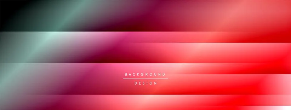 Dynamic shadow lines with gradient colors geometric background Stock Illustration