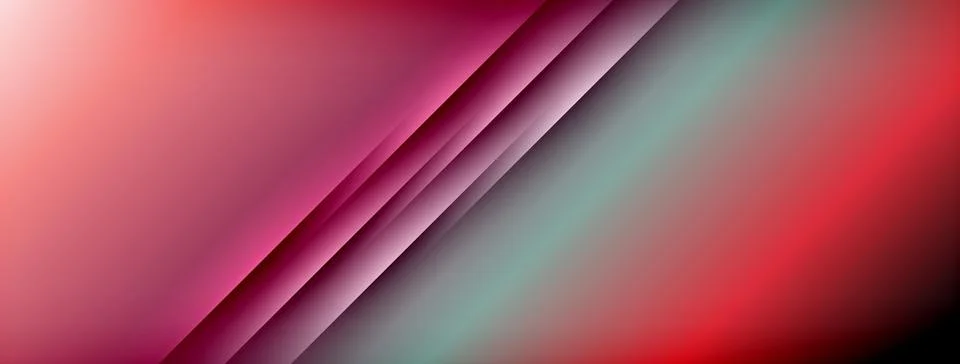 Dynamic shadow lines with gradient colors geometric background イラスト素材