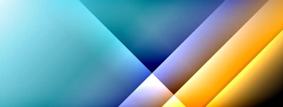 Dynamic shadow lines with gradient colors geometric background イラスト素材