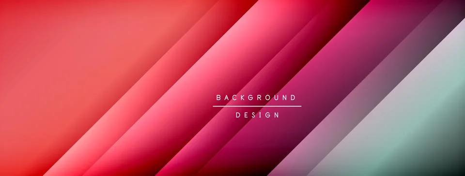 Dynamic shadow lines with gradient colors geometric background イラスト素材