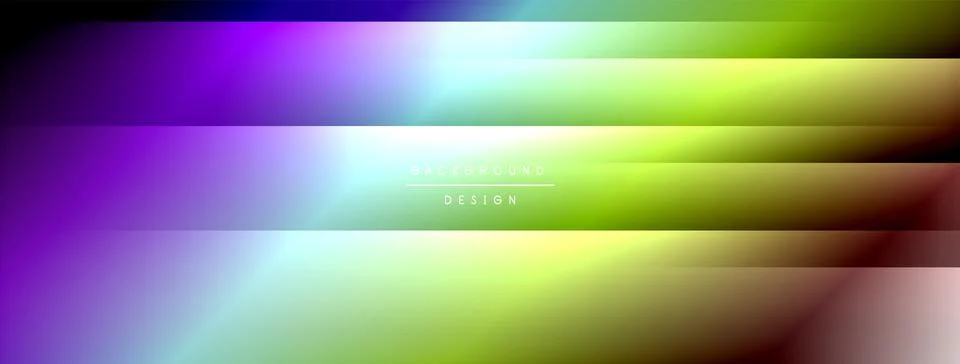 Dynamic shadow lines with gradient colors geometric background Illustrazione stock