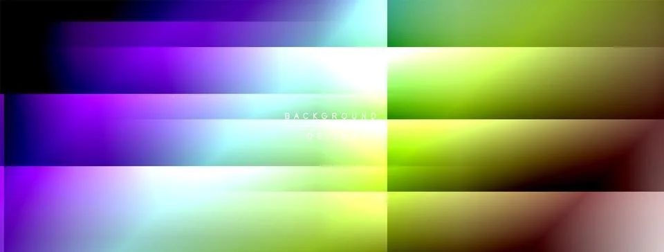 Dynamic shadow lines with gradient colors geometric background Stock Illustration