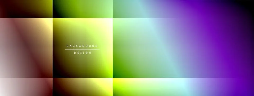 Dynamic shadow lines with gradient colors geometric background Stock Illustration