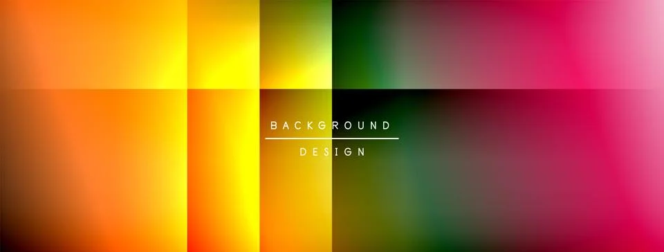 Dynamic shadow lines with gradient colors geometric background Illustrazione stock