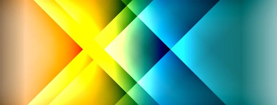 Dynamic shadow lines with gradient colors geometric background 스톡 일러스트