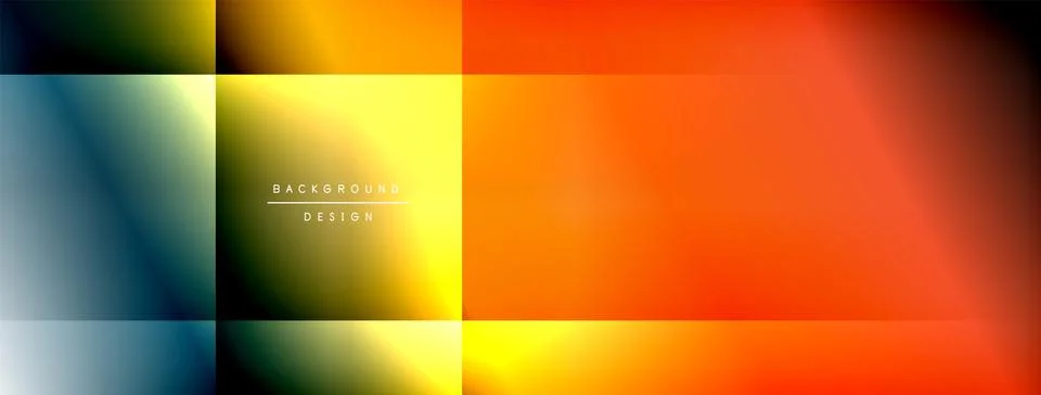 Dynamic shadow lines with gradient colors geometric background Stock Illustration