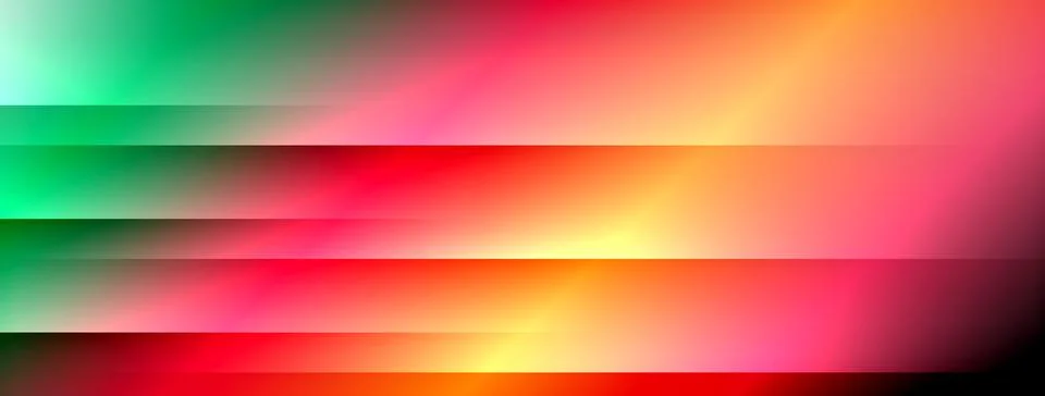 Dynamic shadow lines with gradient colors geometric background Illustrazione stock