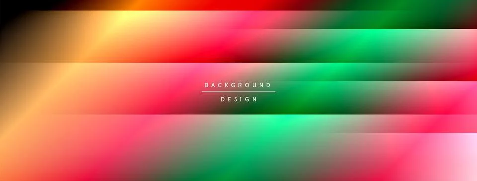 Dynamic shadow lines with gradient colors geometric background Illustrazione stock