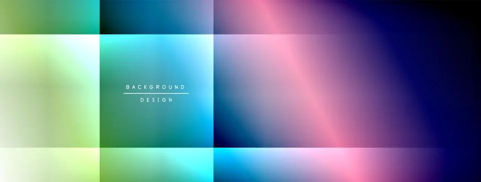 Dynamic shadow lines with gradient colors geometric background Illustrazione stock
