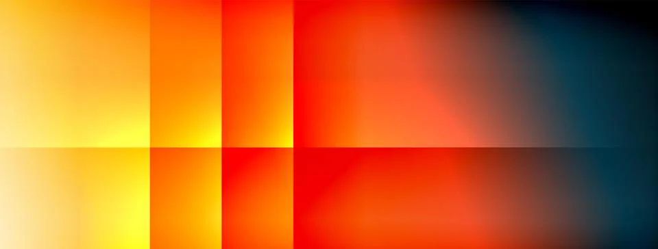 Dynamic shadow lines with gradient colors geometric background Stock Illustration